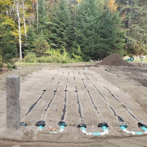 Septic System Leach Field, Excavation