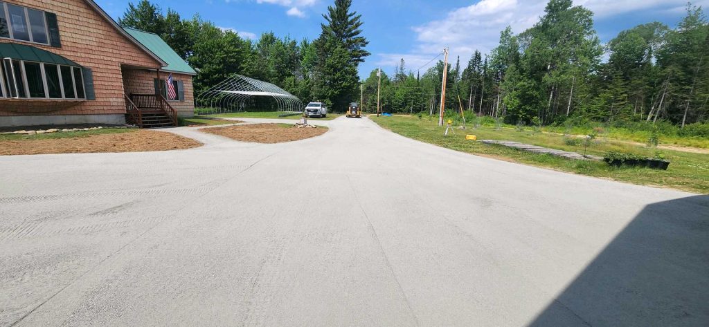 Finish Driveway Grade On